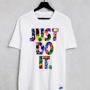 Nike Just Do It Worldwide logo t-shirt in white